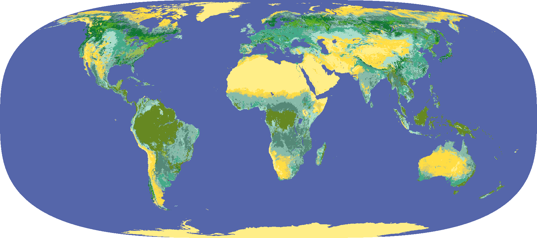 Global land cover classification